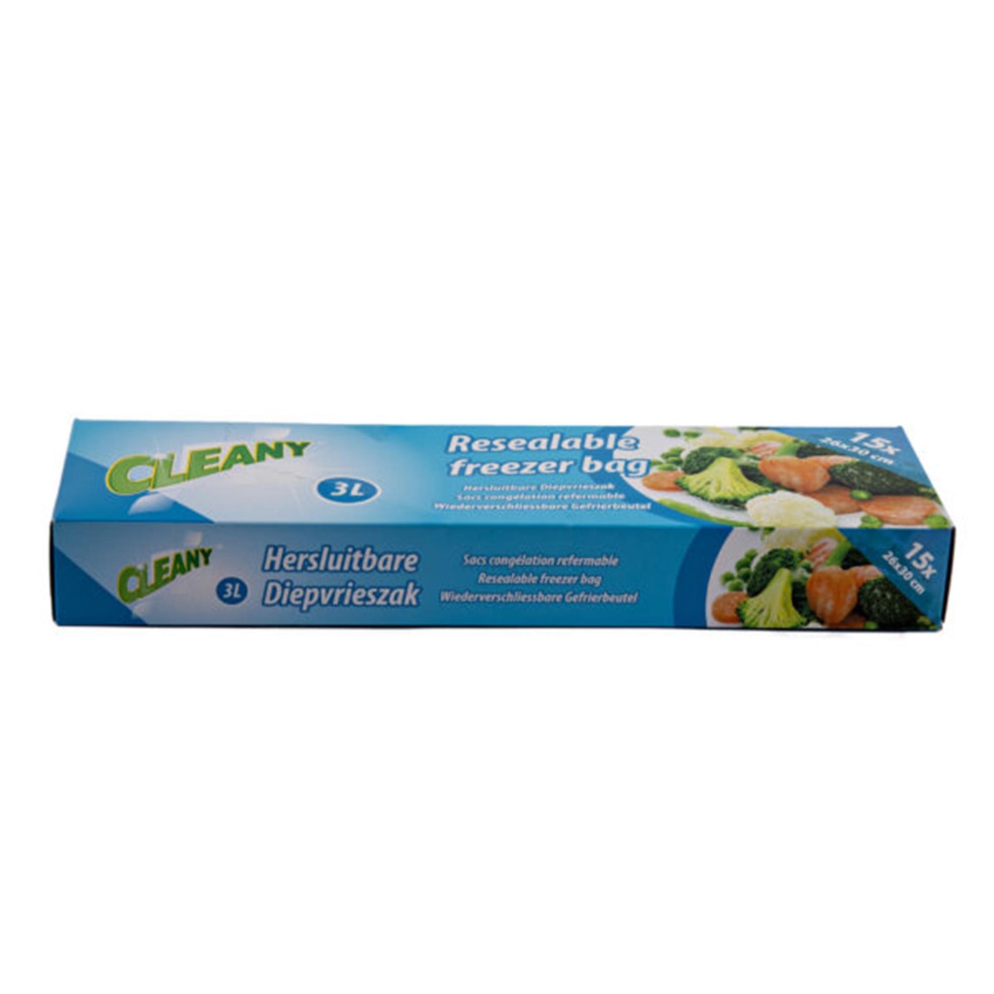 Sacs de congélation Cleany 3ltr 15pcs