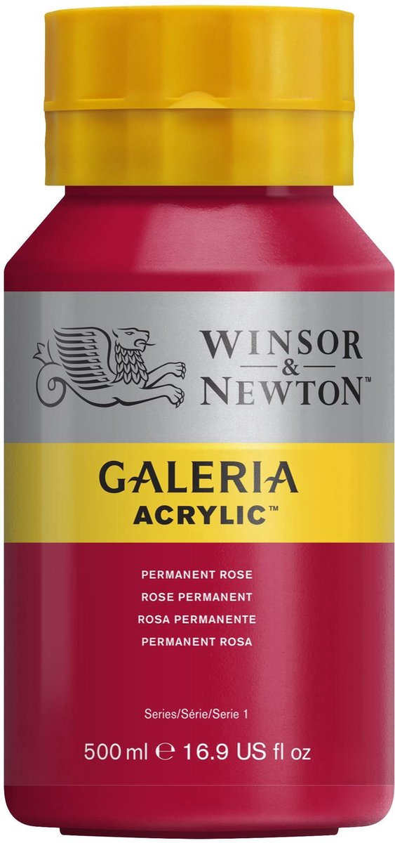 Winsor Newton Galeria acrylique 500ml rose permanente