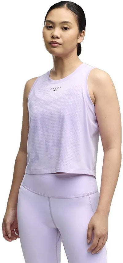 Puma x hyrox cloudspun thermoadapt t-shirt court sans manches violet s femme