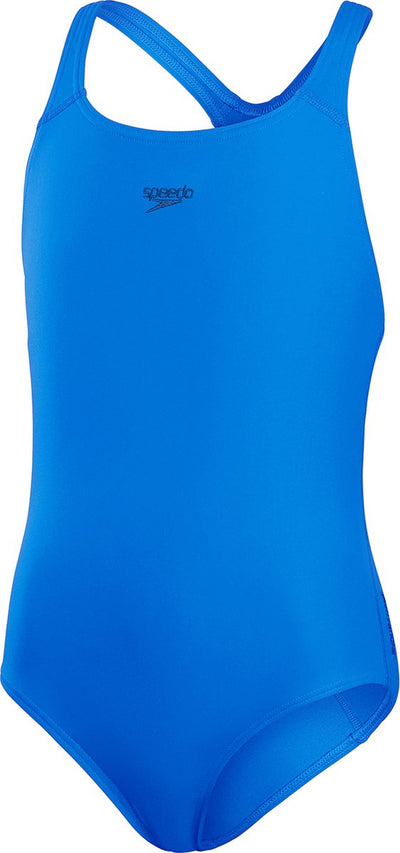 Maillot de bain de sport filles Speedo eco+ médaillé - bleu