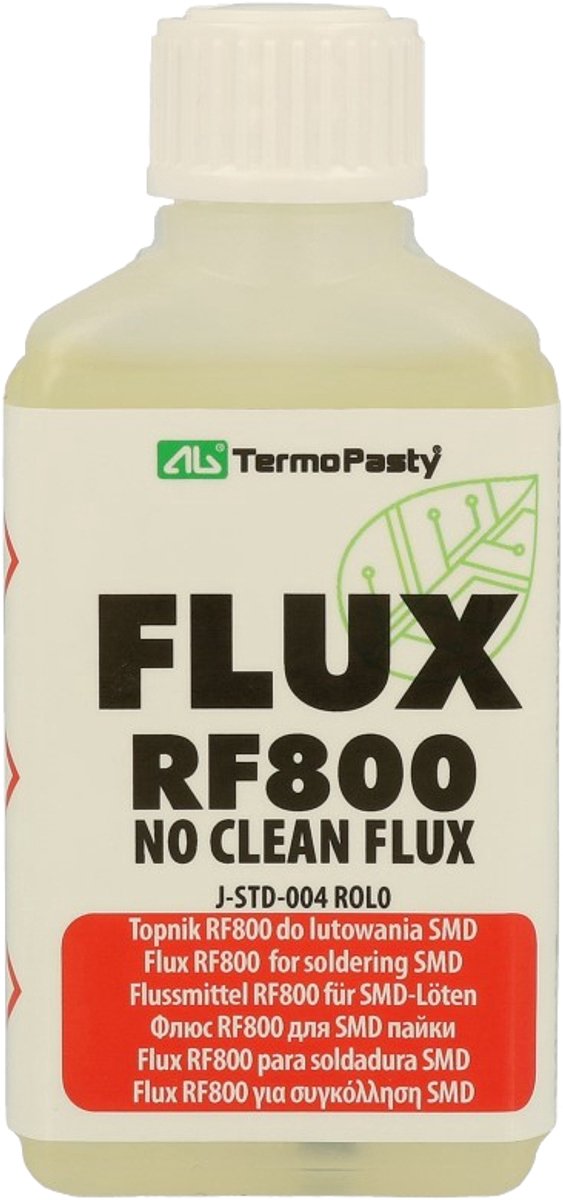 Thermopâte | agt-248 | flux à souder rf800 flacon 50 ml.