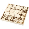 Creativ Company Wooden Ornement Christmas Thea plames, 90st.