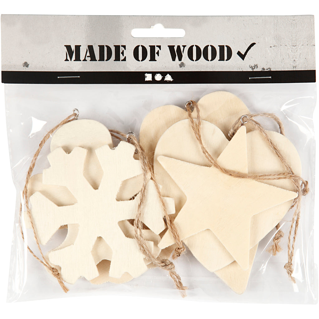 Décorez vos cintres de Noël en bois, 6e.