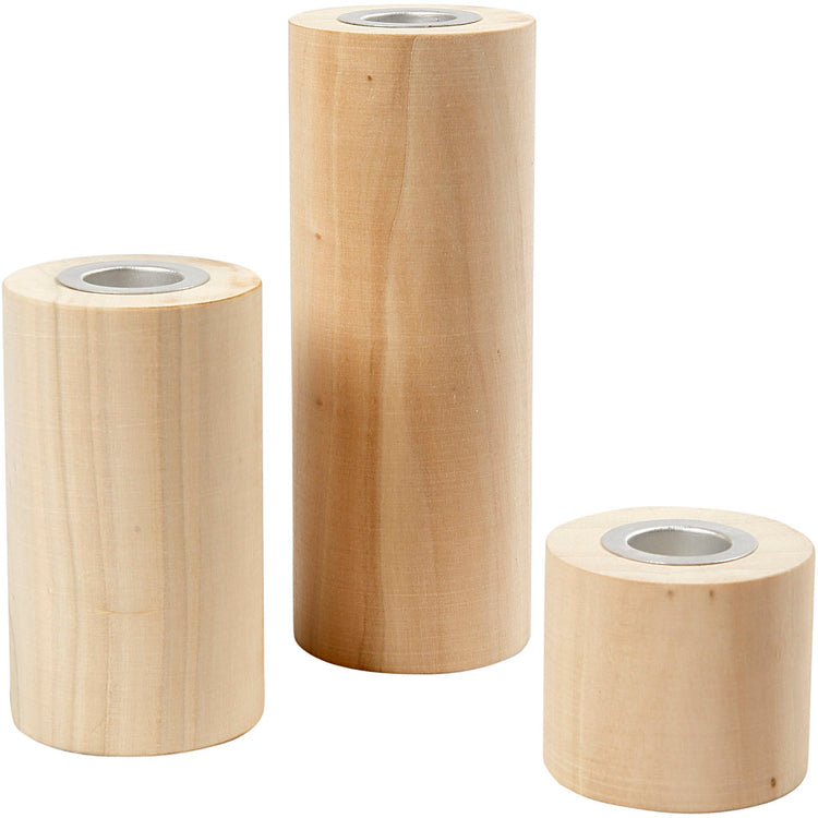 Crévils de la société, H: 14,5 + 9 + 6,5 cm, taille du trou 2,3 ​​cm, 3 pièces 1 boîte