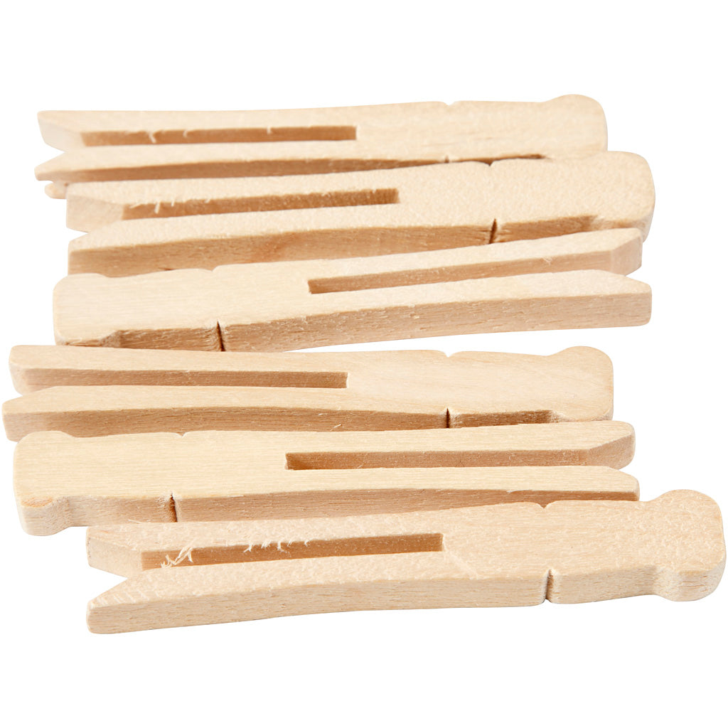 Pinces à linge Creativ company, l: 9,5 cm, l: 1,4 cm, 100 pièces 1 boîte