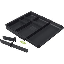 Insert de tiroir exacompta 316014d polystyrène 36x246x298 noir