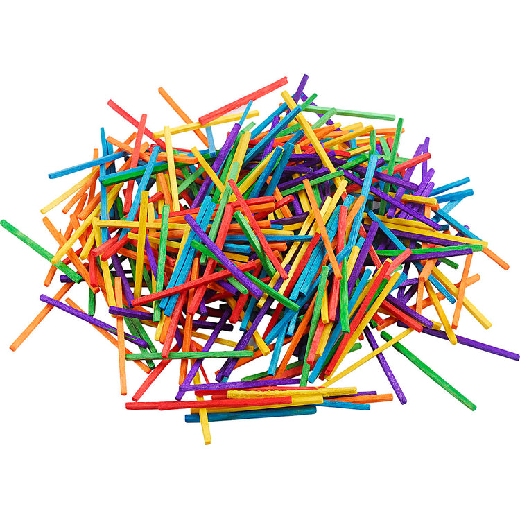 Allumettes Creativ company, l: 5 cm, différentes couleurs, 4300 pièces, 500 gr 1 boîte