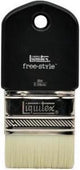 Liquitex 1301002 pinceau plat style libre - manche court, 50 mm, pour peinture murale et acrylique - palette grande taille 2