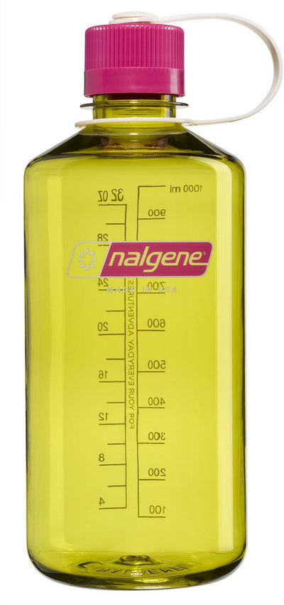 Nalgene - bouteille à goulot étroit - gourde - bouteille d'eau - 1000ml - sans bpa - sustain - endive w fuchsia violet nouveau