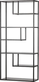 Armoire Woood teun - métal - noir - 188x85x35