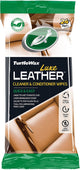 Lingettes revitalisantes nettoyantes pour cuir de luxe Turtle Wax - pour tous les cuirs et caoutchoucs vinyliques - pour nettoyer, conditionner et protéger - un résultat final mat naturel - dans un emballage refermable - 24 lingettes