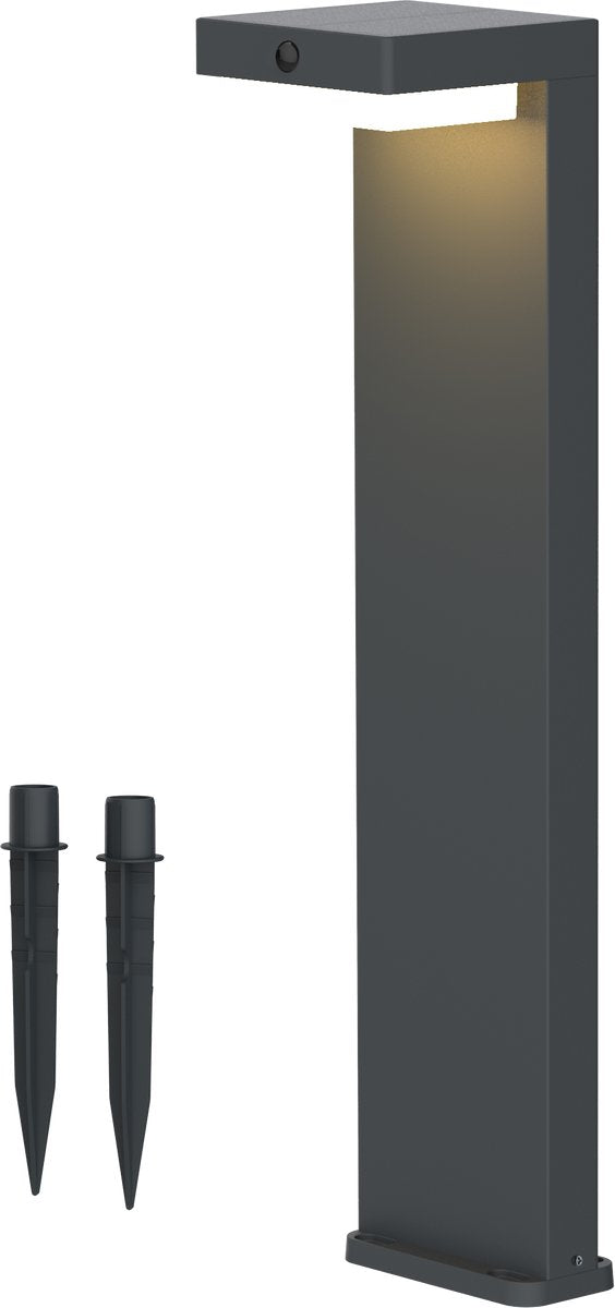 Luxform - hybride, 1x lampadaire Dawson, 50 400lm, noir