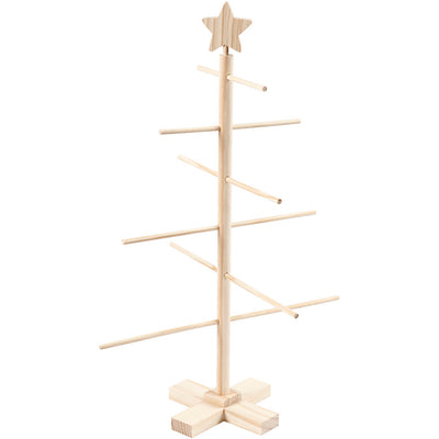 Arbre de Noël des enfants en bois, 60 cm