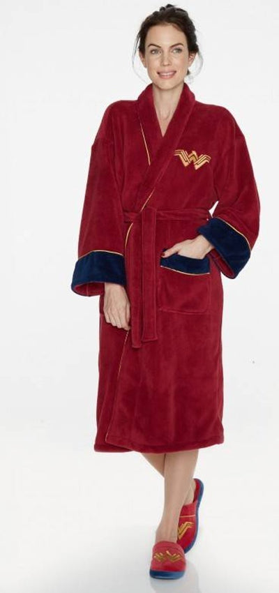 Peignoir polaire Groovy DC Comics, pyjama Wonder Woman