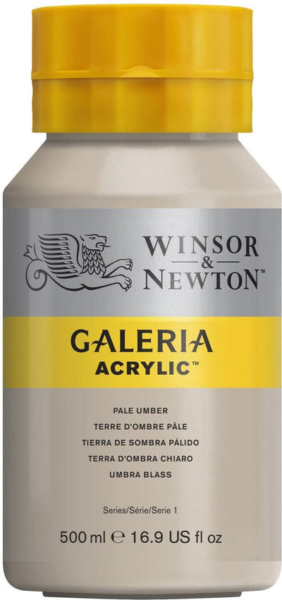 Winsor Newton Galeria acrylique 500 ml terre d'ombre pâle
