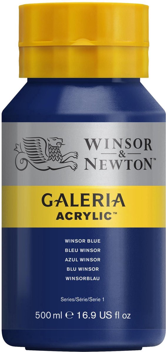 Winsor Newton Galeria Acrylique 500 ml Bleu Winsor
