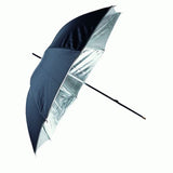 Linkstar flitsparaplu pur-84sb argent noir 100 cm - afbeelding 1