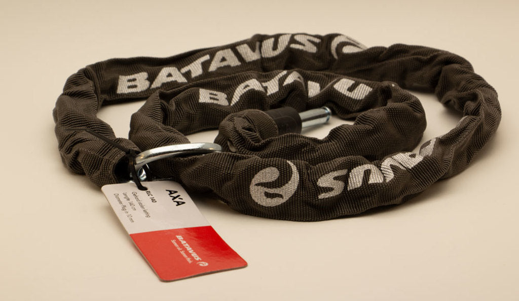 Serrure Batavus suspendue rlc140 grise avec logo btvs