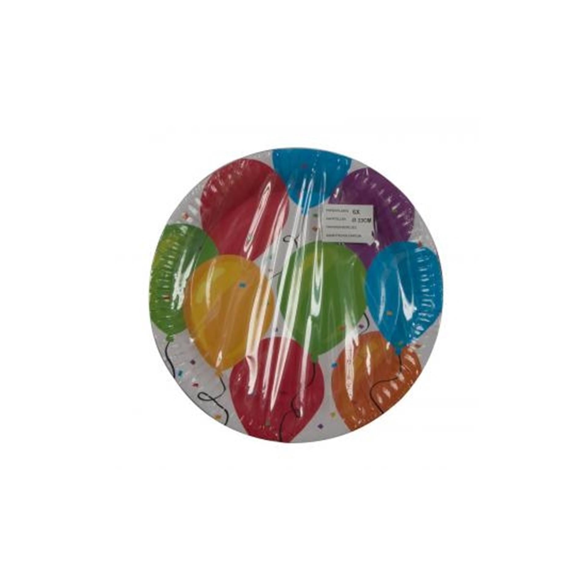 Assiette en carton 23cm 6 pièces