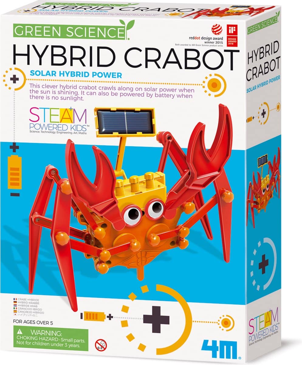 Barrage 4m crabe hybride solaire scientifique verte