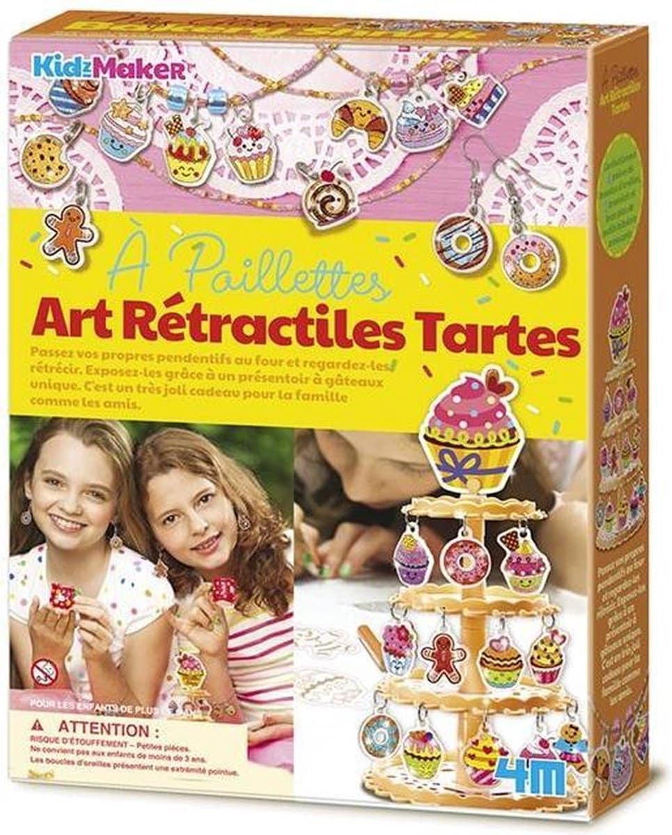 IMP 4M Rétablir des bijoux de tarte aux paillettes et coloration