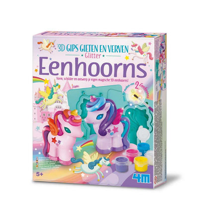 Barrage 4m moulage et peinture licorne 3d