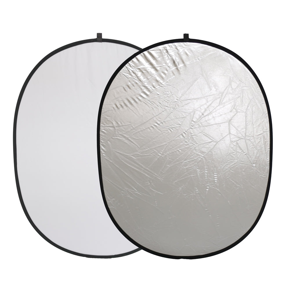Linkstar Reflection écran 2 en 1 R-100150SW Argent Blanc 100x150 cm