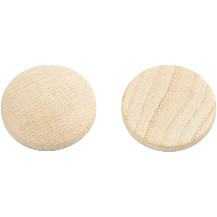 Boutons en bois Creativ company, d 25 mm, épaisseur 5 mm, 15 pièces 1 boîte