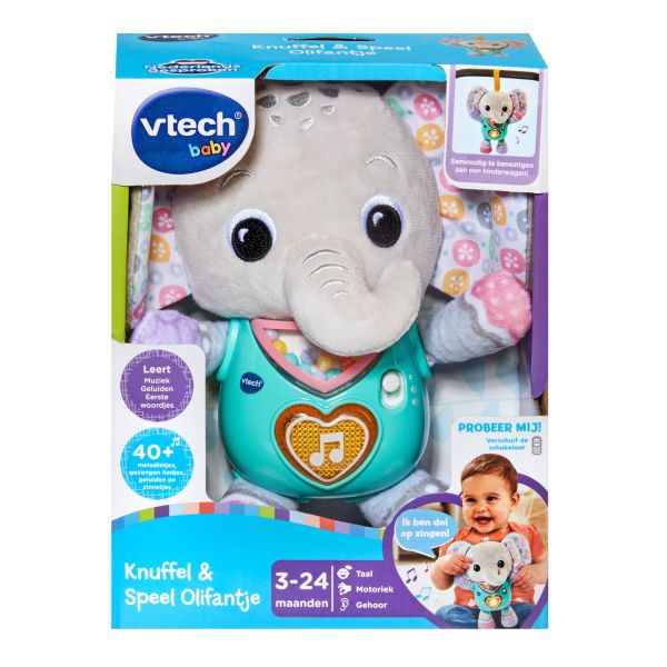 Vtech étreignière et joue des éléphants