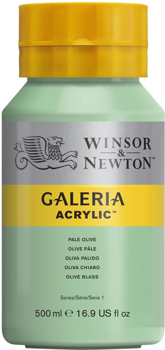 Winsor Newton Galeria acrylique 500ml olive pâle