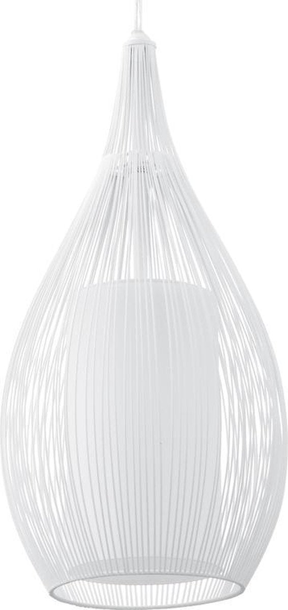 Eglo razoni - suspension - 1 lumière - ø190mm. - blanc