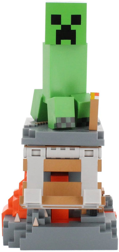 Cableguys minecraft - creeper - support de figurine pour téléphone | contrôleur | étui de chargement (les serre-câbles sont r.e.s.t.)