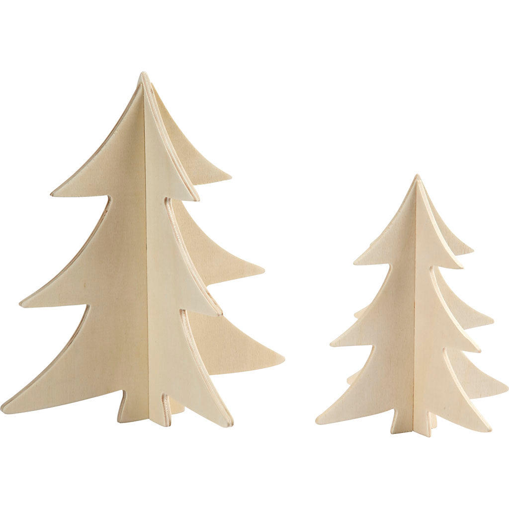 Décorez vos arbres de Noël en bois 3D, 2e.