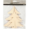 Décorez vos arbres de Noël en bois 3D, 2e.