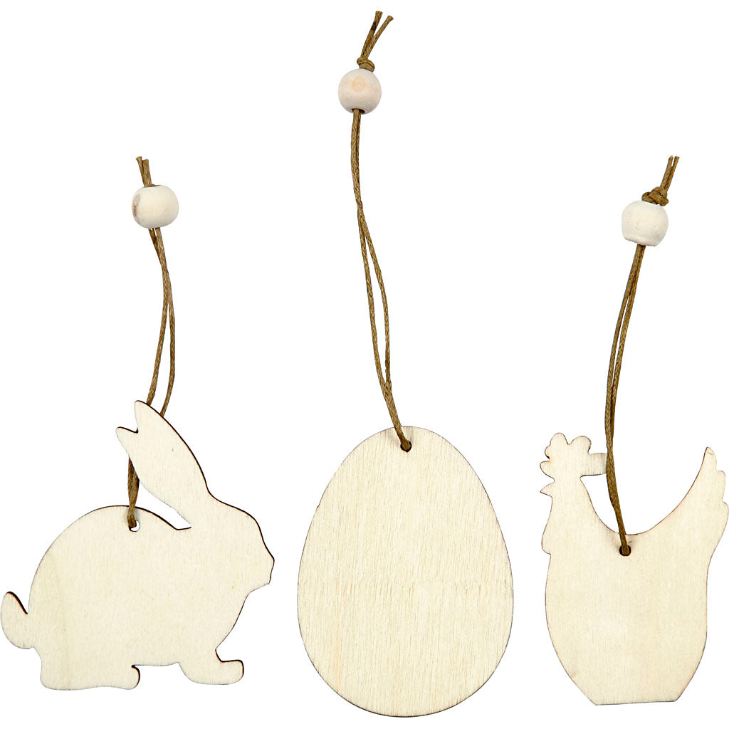 Décorations de Pâques en bois, 9e.