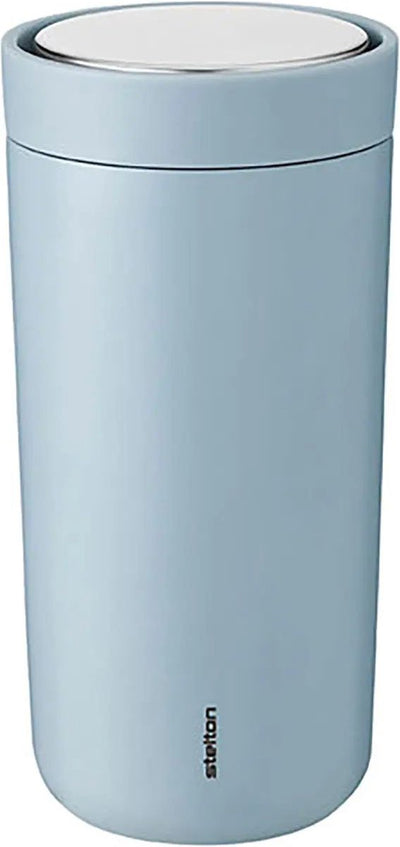 Stelton tasse thermos à emporter clic soft cloud 400 ml