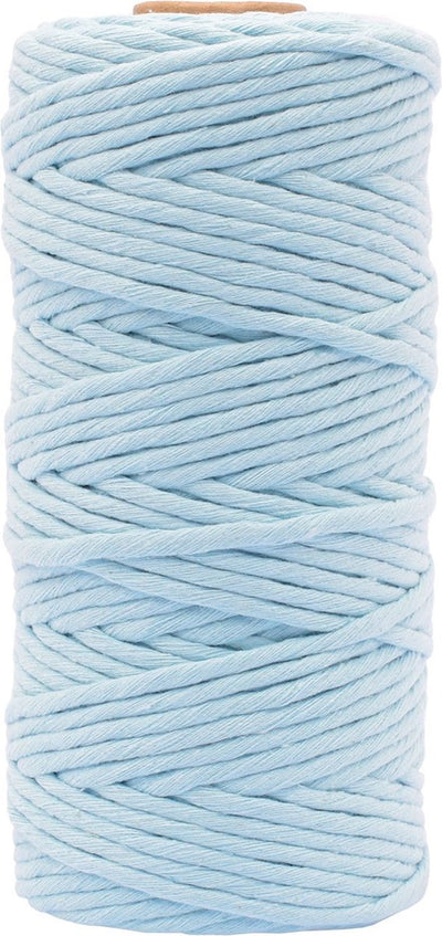 Vaessen creative • corde macramé 3mmx100m bleu clair