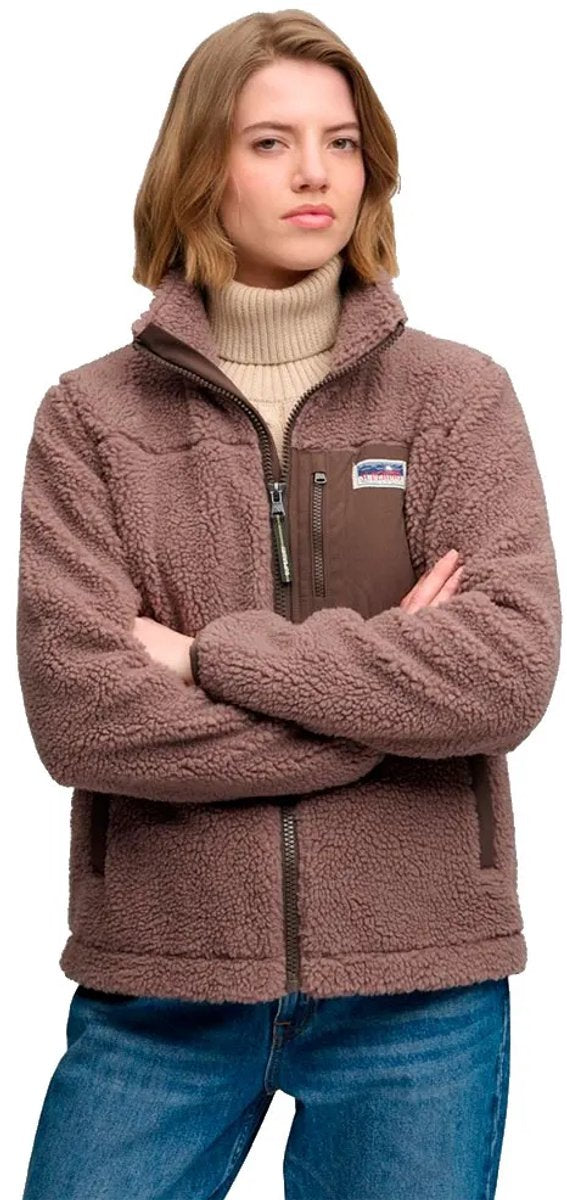 Superdry - polaire zippée Heritage - femme - sweats à capuche
