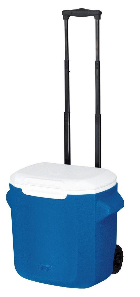 Glacière Coleman performance 28qt sur roulettes - 26 litres - bleue