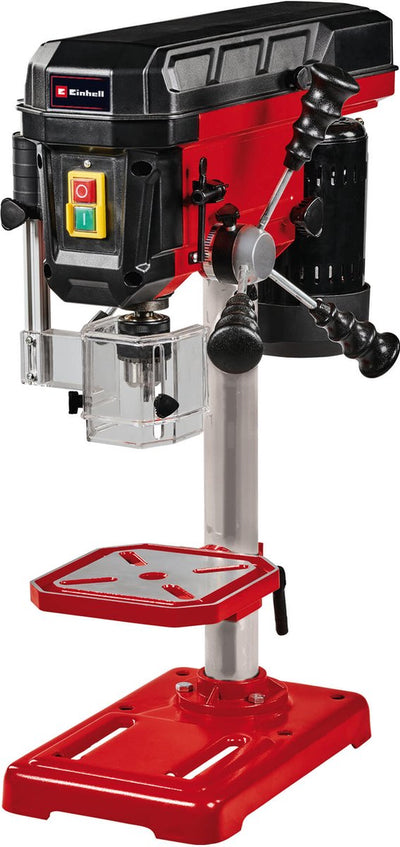 Perceuse à colonne Einhell tc-bd 500 - 500 w - 300-2 410 t min - b16 - mandrin sans clé : ø1,5-13 mm - max. profondeur de perçage : 50 mm - table de perçage : 170x170 mm - la table de perçage est inclinable, rotative et réglable en hauteur