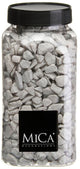 Décorations en mica pierres de décoration gris clair 650ml -