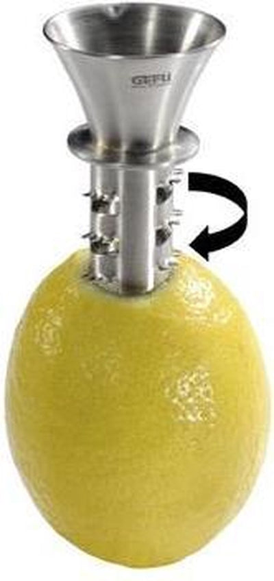 Presse-agrumes Gefu Presco - bec verseur presse-citron - acier inoxydable - pour citron, citron vert et orange