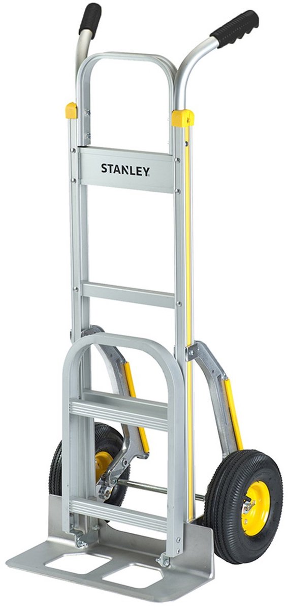 Diable Stanley ht514 - max. 200kg - plateforme pliable - aluminium - 51 x 80 x 123 cm - jaune argent