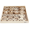 Creativ company Décorations de Noël, d 8 cm, épaisseur 0,3 cm, 144 pièces 1 boîte