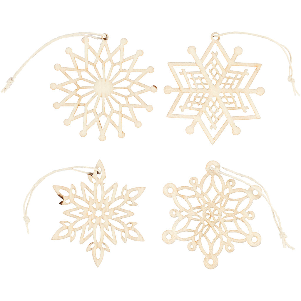 Ornements Creativ company, d 7 cm, épaisseur 0,3 cm, 8 pièces 1 boîte