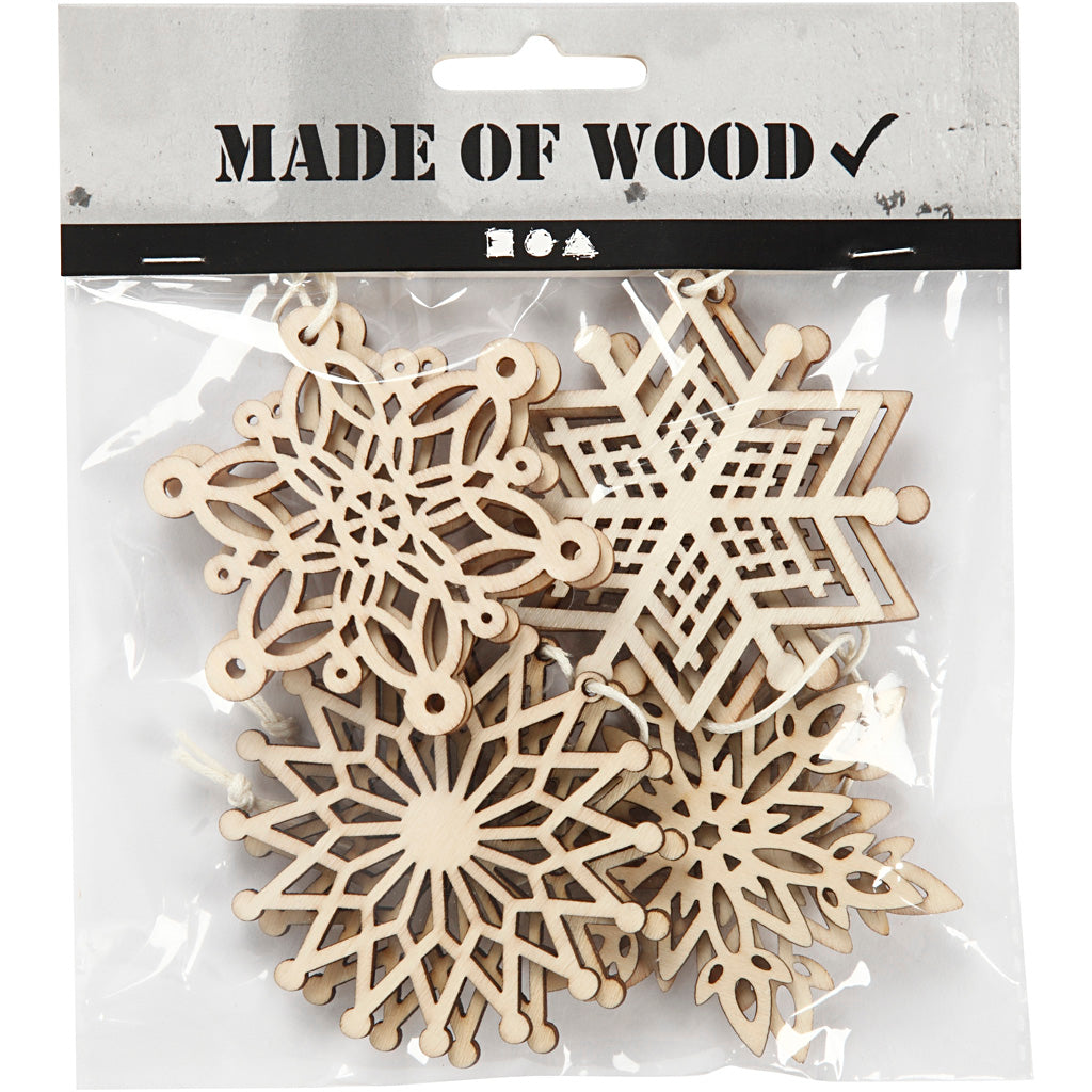 Ornements Creativ company, d 7 cm, épaisseur 0,3 cm, 8 pièces 1 boîte
