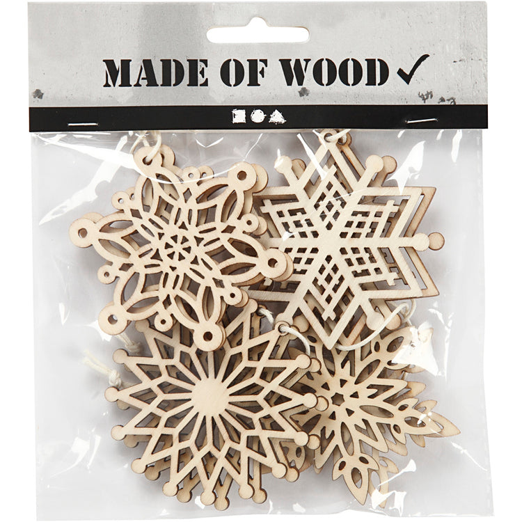 Ornements Creativ company, d 7 cm, épaisseur 0,3 cm, 8 pièces 1 boîte