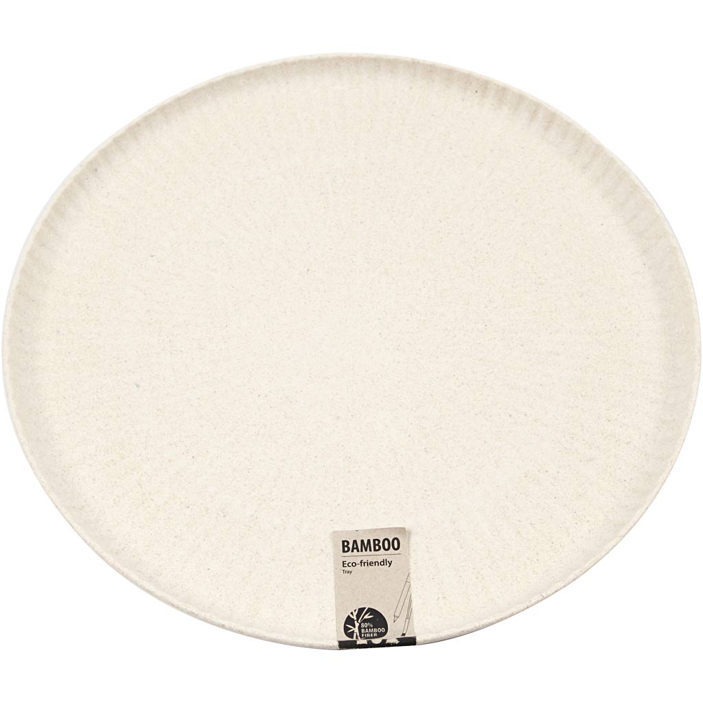 Plateau de compagnie Creativ autour des fibres de bambou, 30 cm