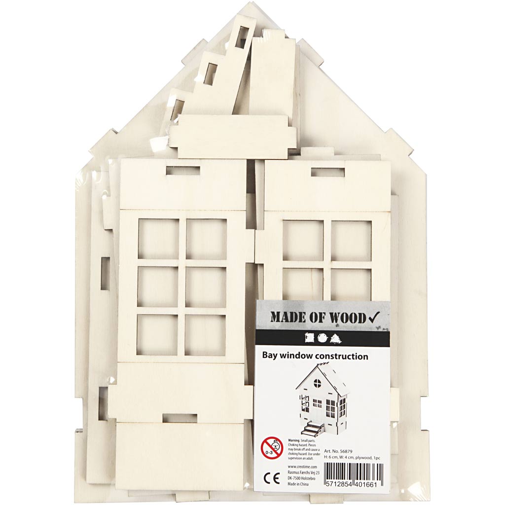 Maison d'entreprise créative, h : 24 cm, p : 6(12,5) cm, l : 19 cm, 1 pièce