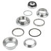 cartouche de tête sphérique 1 pouce (22,4 30,2 26,4mm) chrome